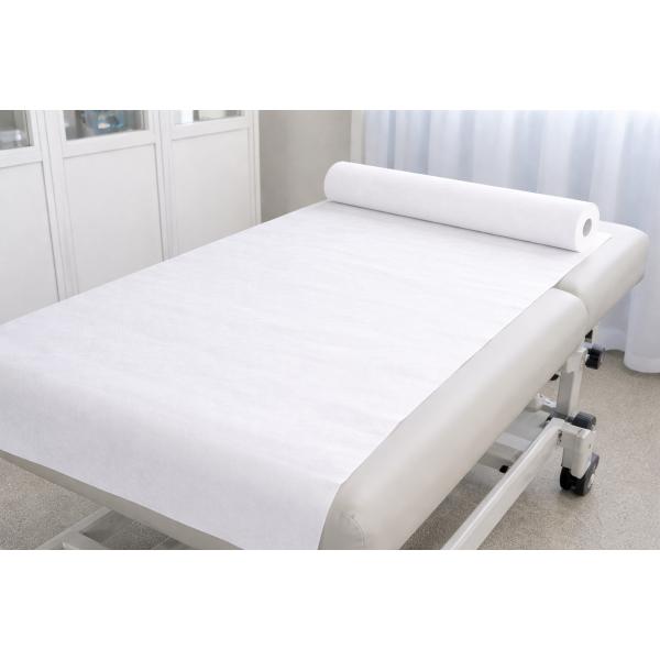 6 Liegerollen 2-lagig weiss, Papier, 50 Meter, Zellstoff